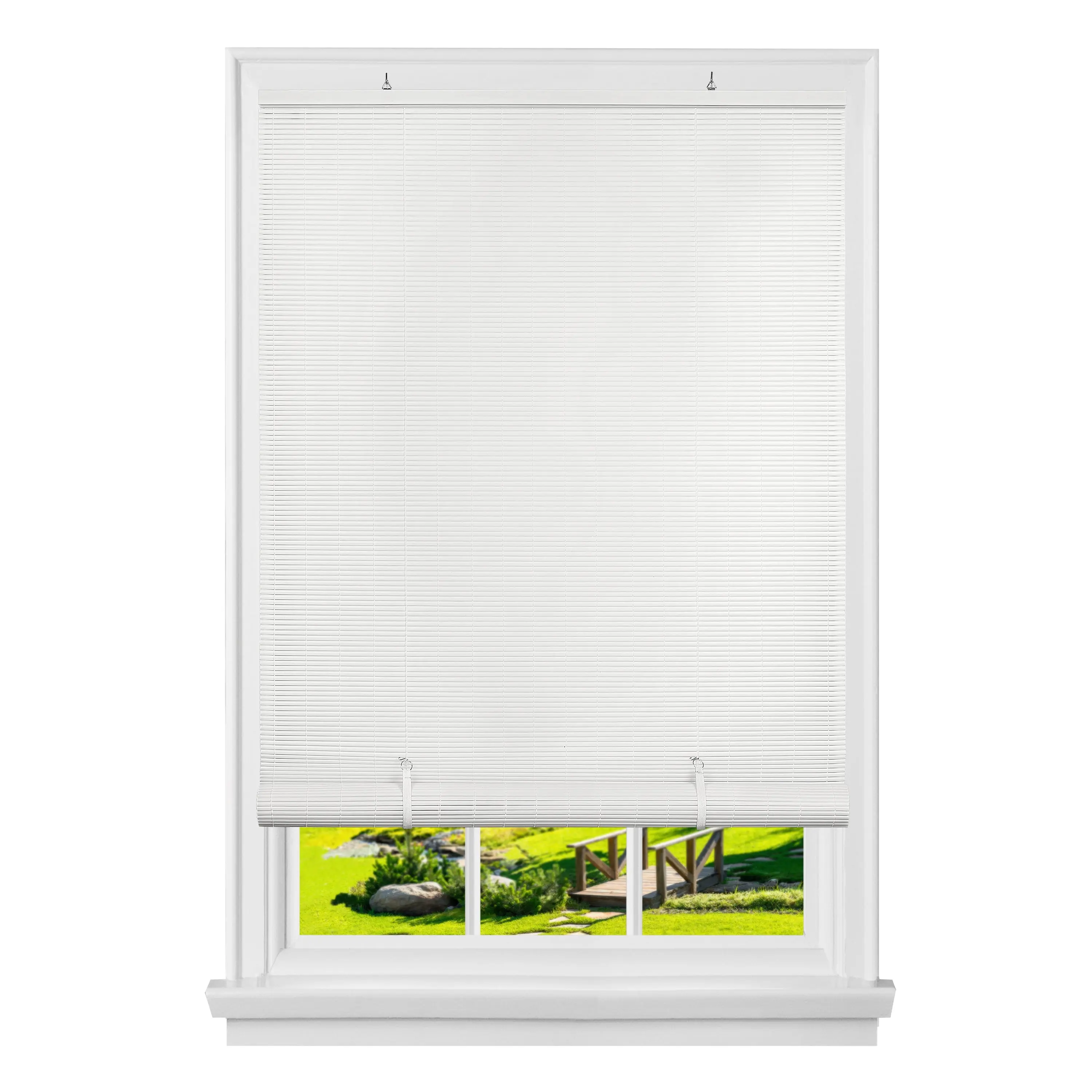 Achim SOCO48WH06 48 x 72 in. Cordless Solstice Vinyl Roll-Up Blind, White