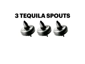 3 Pack of Tequila Spouts by Pure Pour for Fluted Bottles