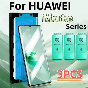 3-Pack Huawei Mate Series Screen Protector, HD Ceramic Film, Easy Install, Scratch-Resistant, Durable Protection, Includes Installation Tool