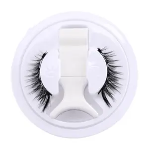 Magnetic False Eyelashes Fluffy Volume Waterproof Lightweight Natural Dense Reusable, Soft Magnetic Eyelashes, Easy Wear with Clips and Magnetic Stand, Suitable for Daily & Special Occasions Makeup