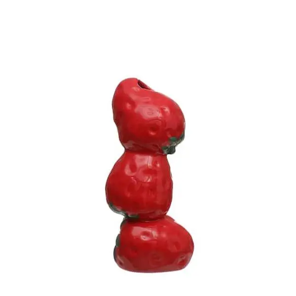 7.75" Ceramic Strawberry Vase by Ashland®