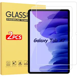2-piece set suitable for Samsung Galaxy Tab A7 10.4-inch 2020 model: SM T500 T505 T507. The screen protector is ultra clear and scratch resistant, specifically designed for Samsung Tab A7 10.4-inch Tablet
