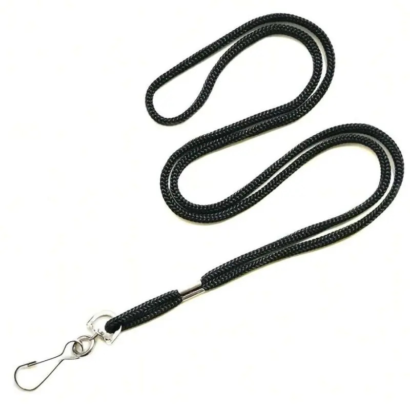 10-pack Black Bulk Badge Lanyards with Metal Swivel Hooks, Id Card Lanyard, Suitable for ID Holders, Offices, Schools, Name Tags, Meetings, Work, Business, Employees, Students, Personalized Lanyard