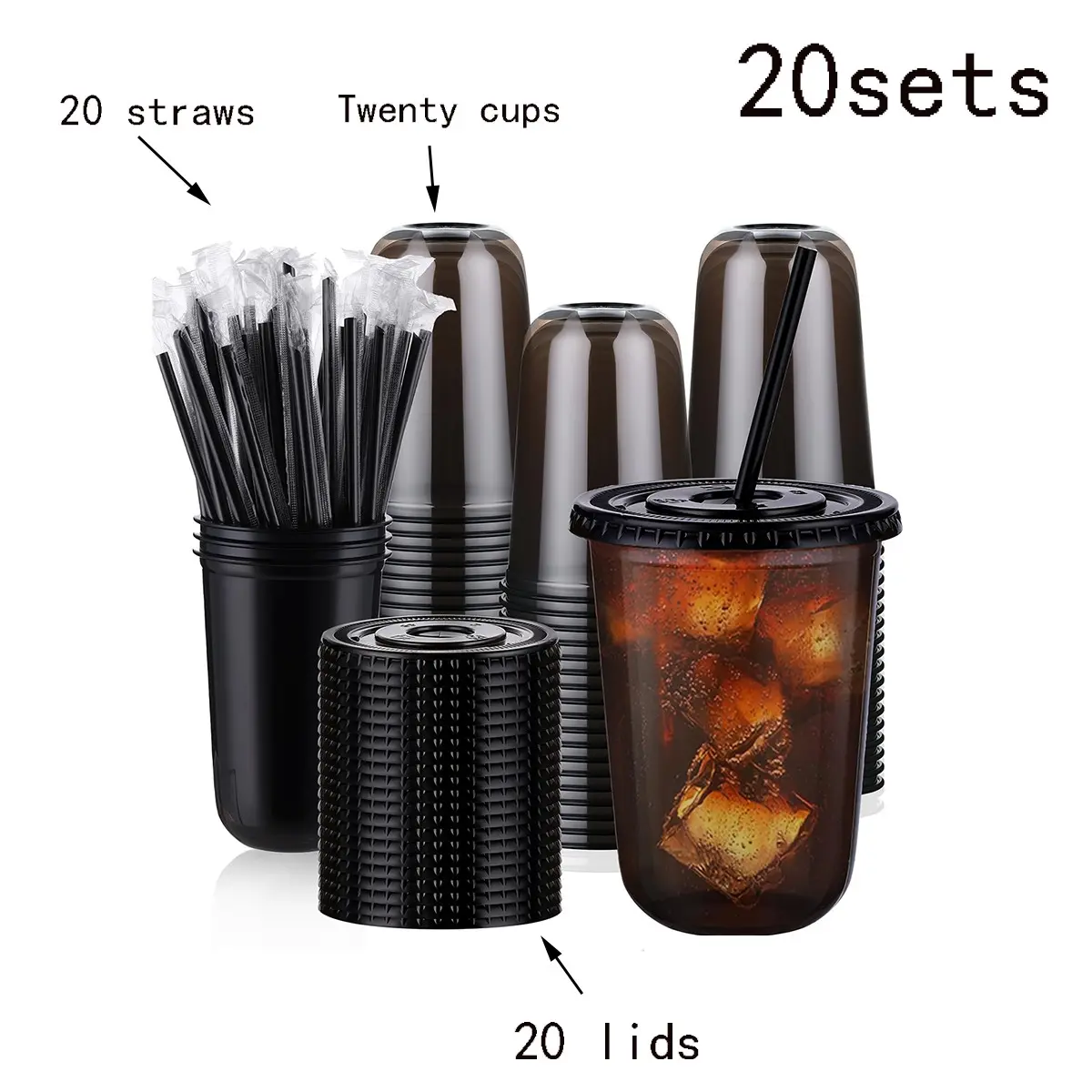 10000 plastic cups Transparent Plastic Cups 10oz, 7oz, and 3oz 10oz Cup / Clear main image 0