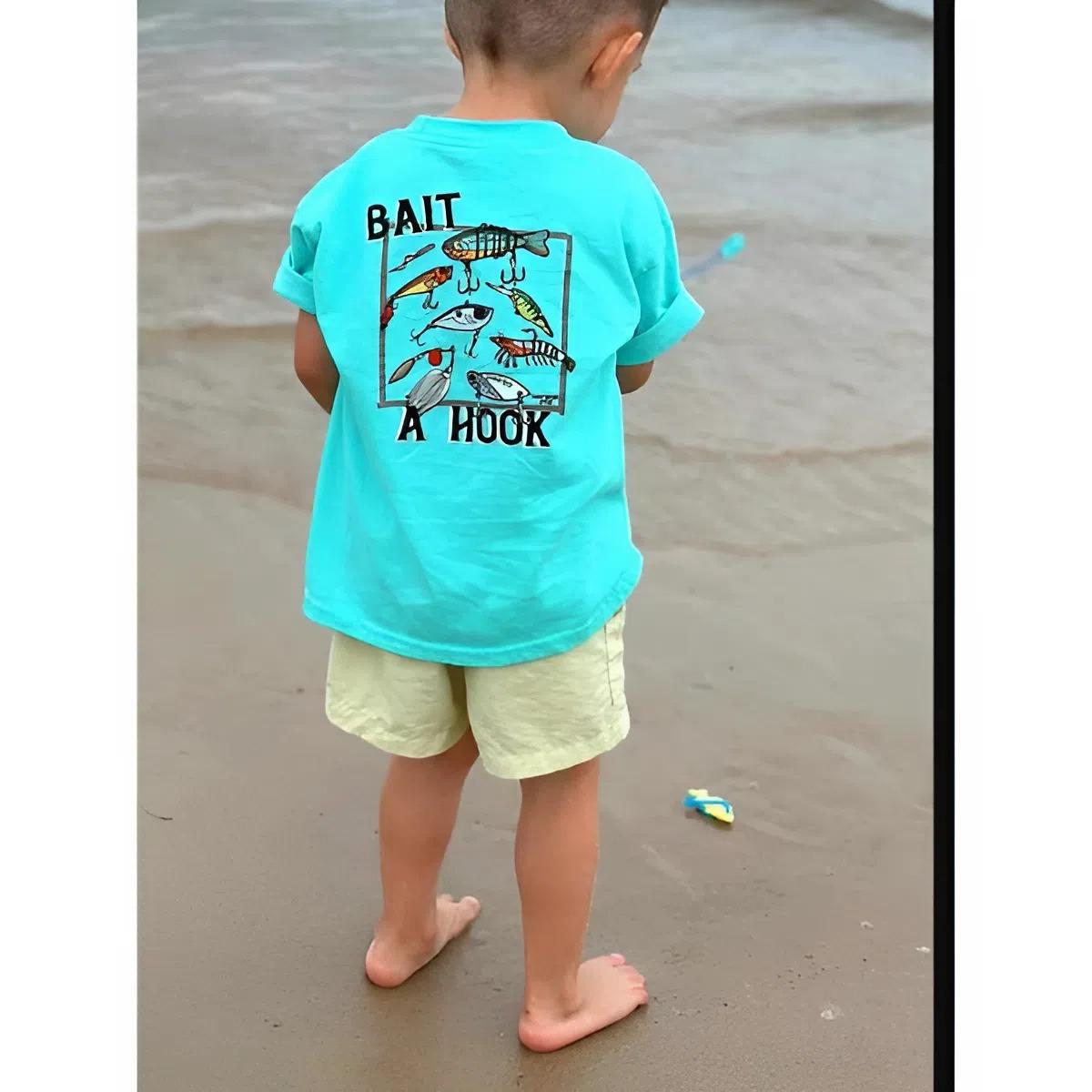 Youth And Adult Bait A Hook Tee, Vintage Southern boy, Natural Country Boy T-shirt Southern Graphic Tee, Trending tee, kids clothing, birthday gift, Family shirt, summer outfit, gift for boy and girl, vacation outfit, funny shirt