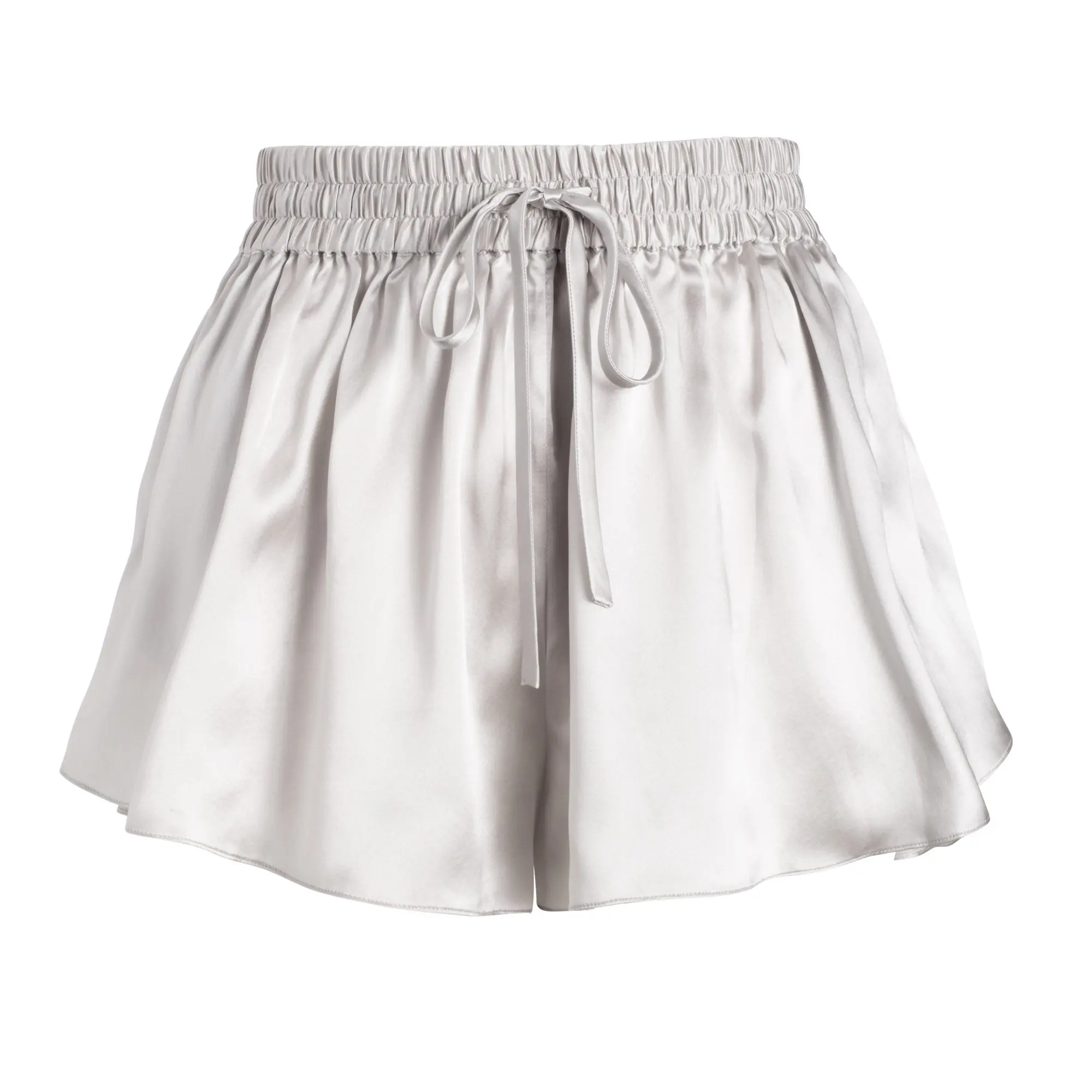 silk short in argento