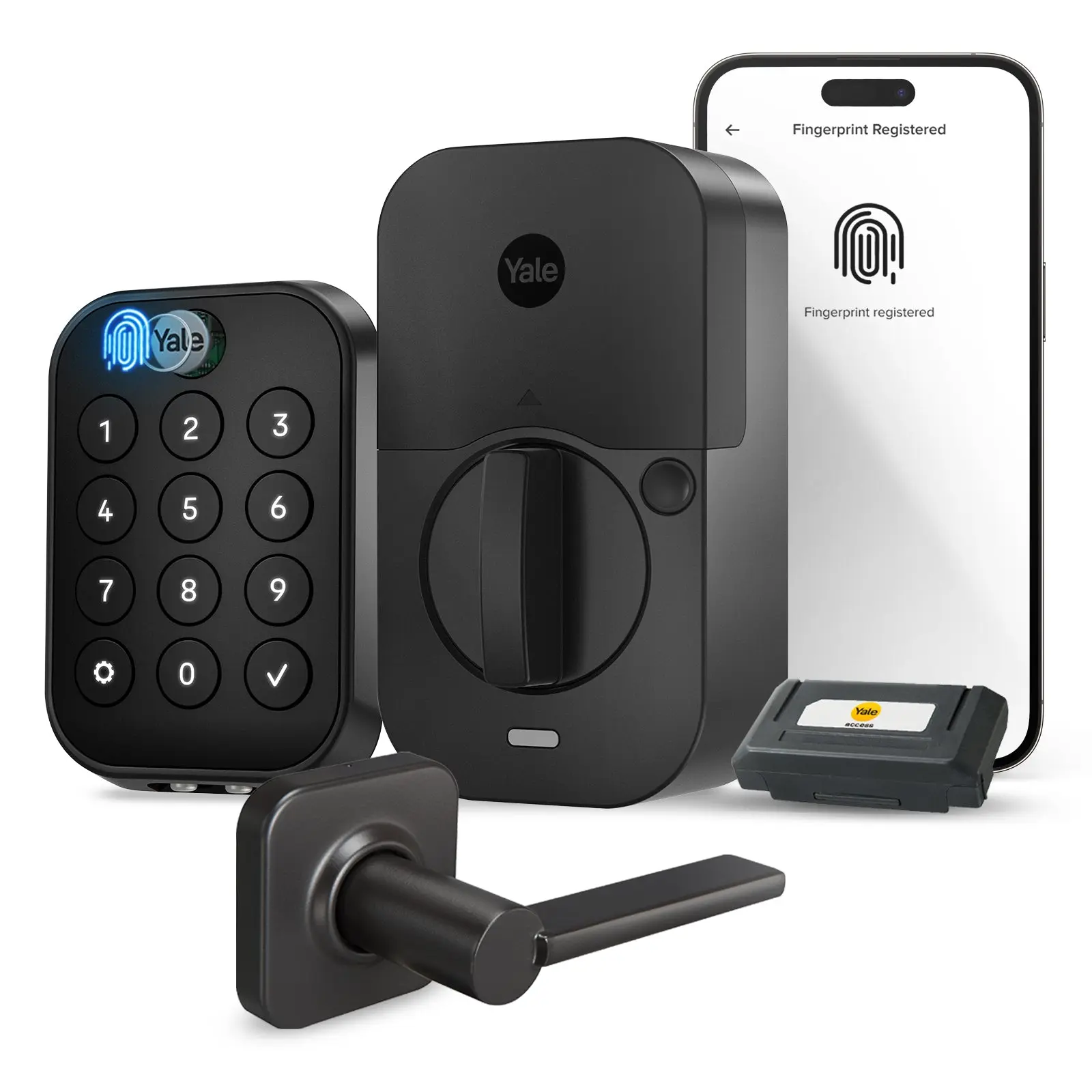Yale Assure Lock 2 Touch Key-Free Keypad with Wi-Fi and Valdosta Lever