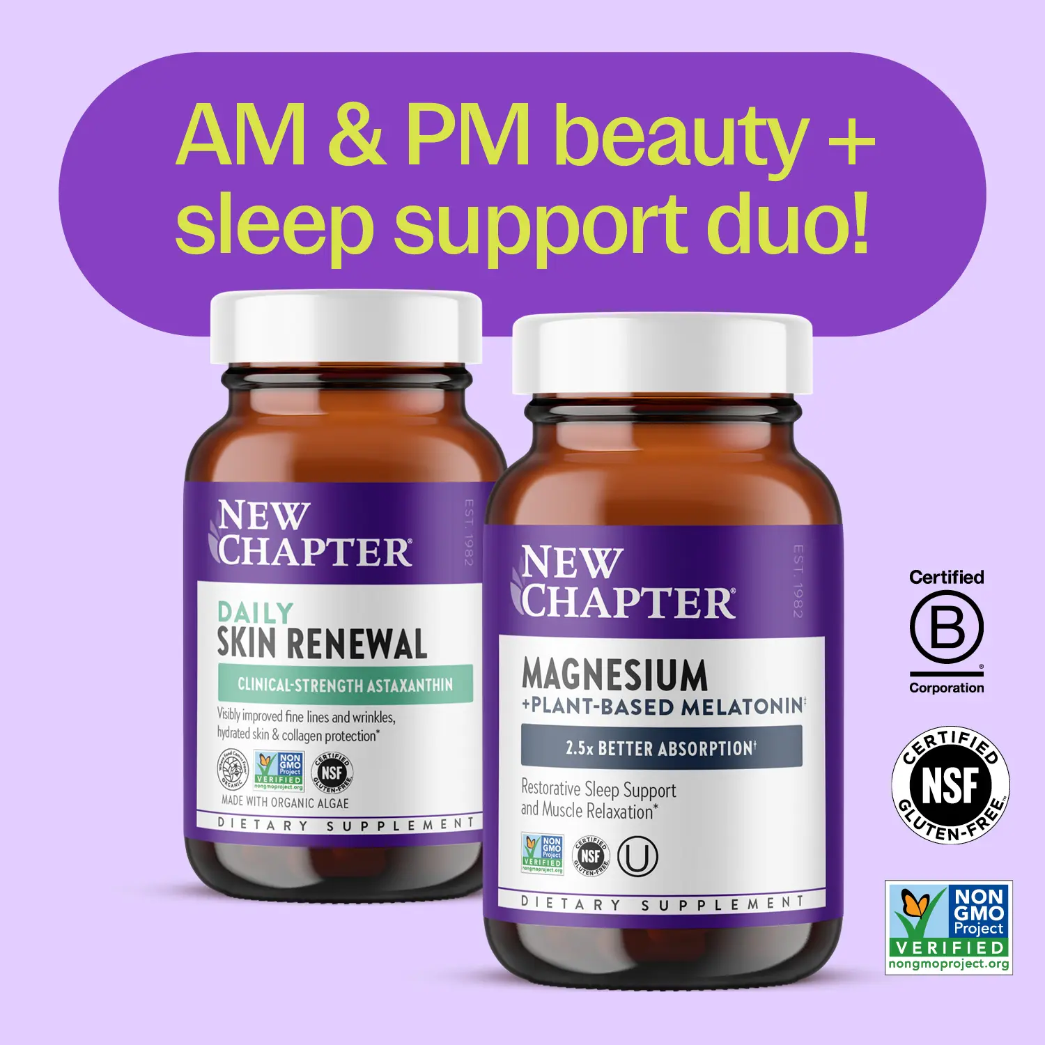 AM & PM Beauty + Sleep Support Duo