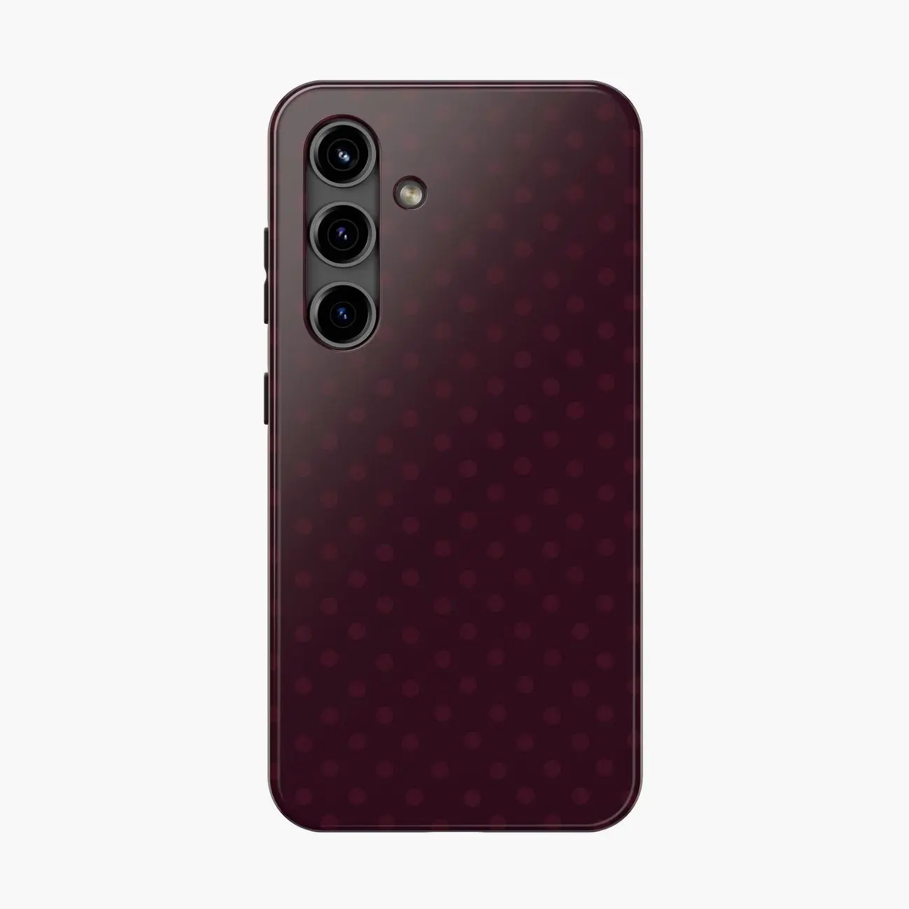 Burgundy Polka Dot MagSafe Phone Case – Layered Protective Cover, Stylish, Shockproof, and Aesthetic Compatible with iPhone 7, 8, X, 11, 12, 13, 14, 15, 16 17 Q