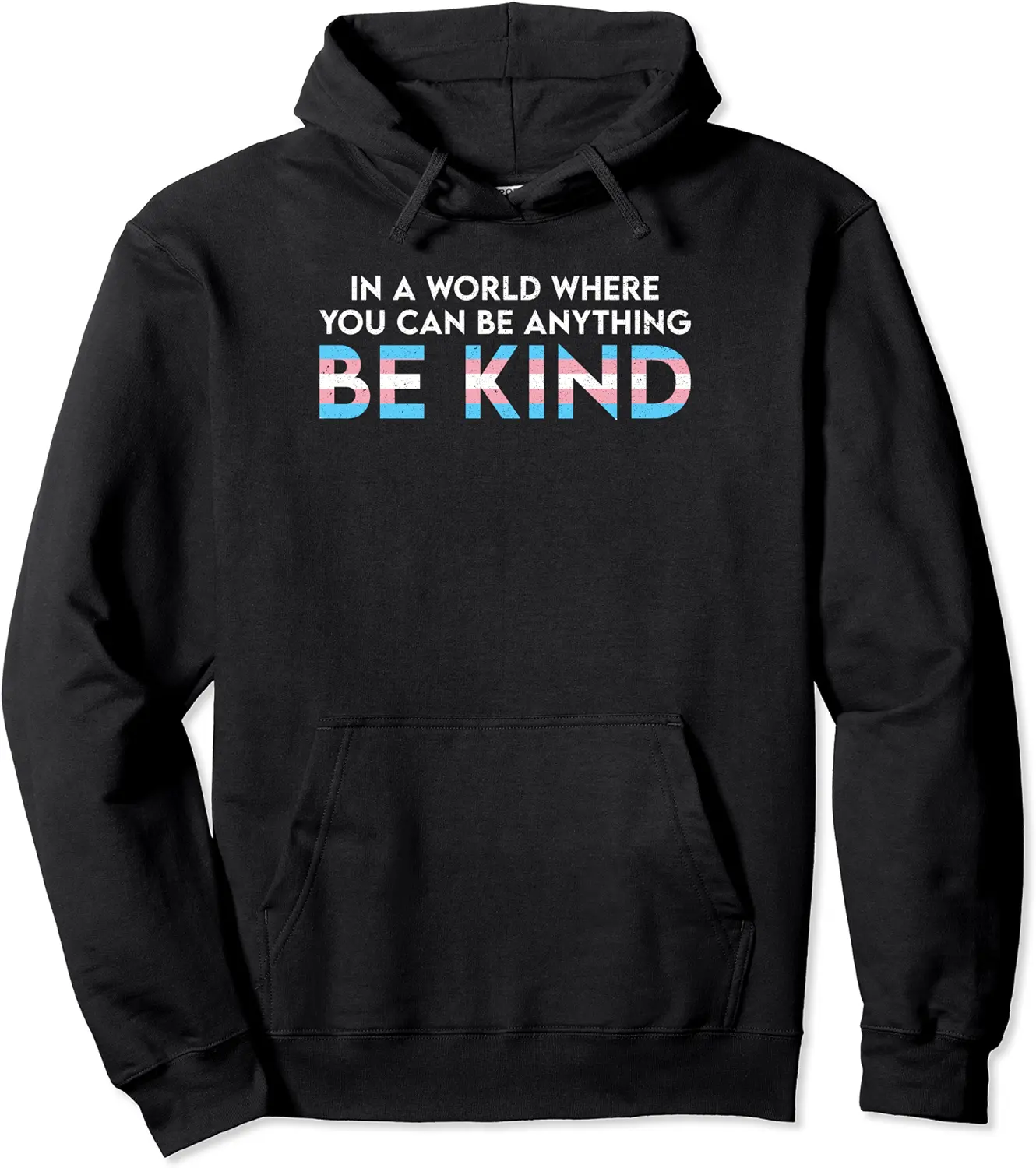 World Be Kind Transgender Trans Pride Transsexual LGBT Pullover Hoodie - Emilyschwe Shop 49B0C5Y49KJM