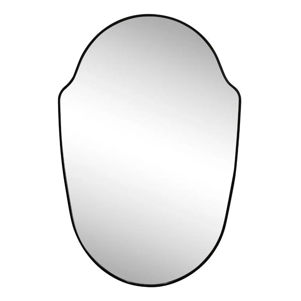 Guardian 24 in. W x 36 in. H Medium Shield Aluminum Alloy Framed Wall Mounted Mirror