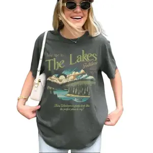 The Lakes Shirt | Swift Graphic Tee | Vintage Retro Folklore | Era Music Lyrics | Gift for Fan | Oversized Unisex  Tshirt