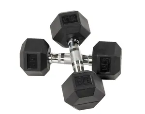 Premium 15 lb Black Hex Dumbbell Pair Ergonomic Knurled Grip for Secure Training Durable Design for Home Gym Use