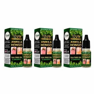 3 Pack Bundle Anikila Hongo Original Fórmula Tena Natural LLC Tea Tree Nail