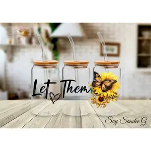 Let Them Yellow - UVDTF Wrap for cups/hard surfaces sticker Adhesive Strips