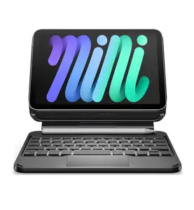 Dexnor for iPad mini 7 (A17 Pro)/Mini 6 Case with Keyboard, Magnetic Floating Cantilever Stand with Trackpad Pencil Holder Backlit Keyboard Case for iPad mini 7th(2024)/6th (2021) Generation