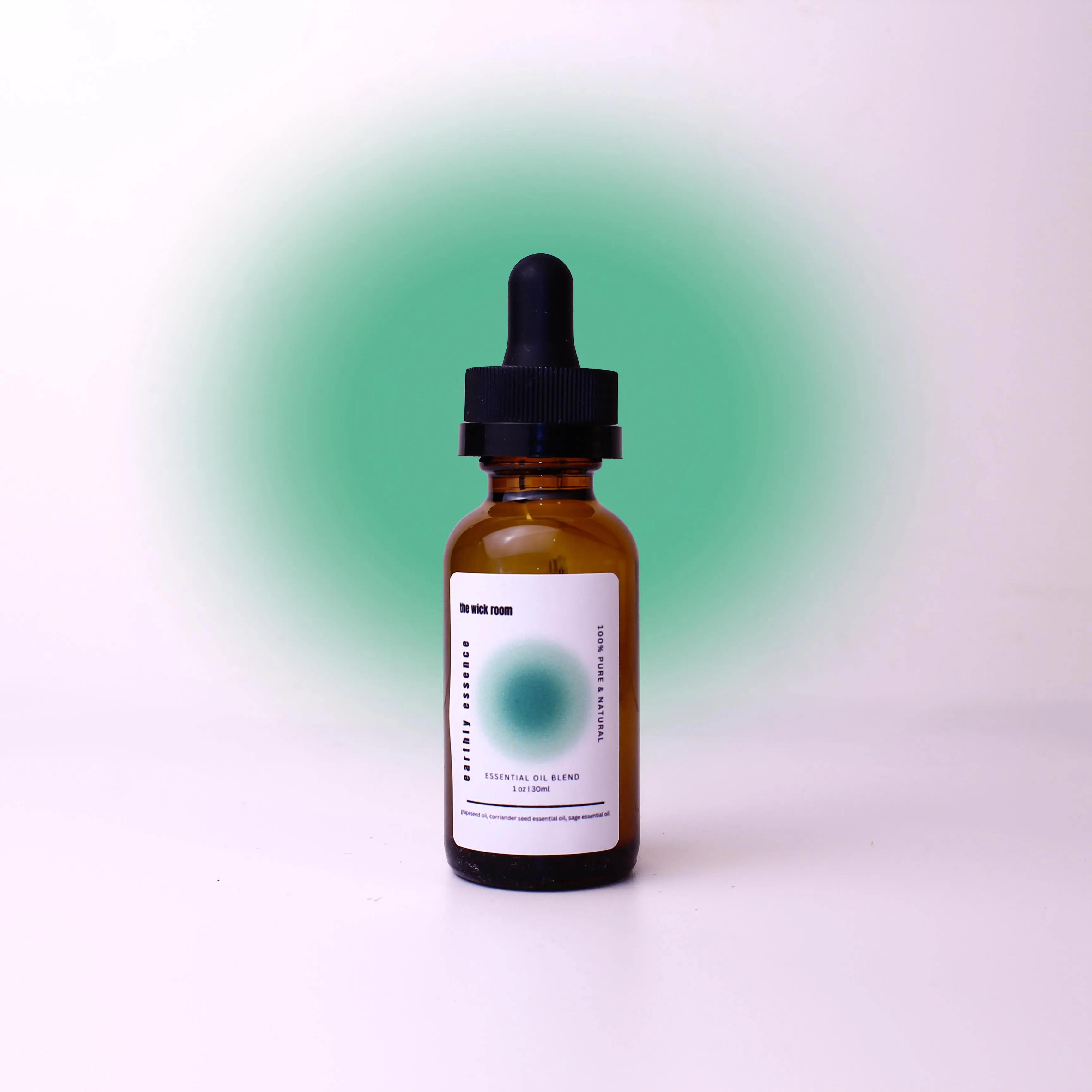 Earthly Essence Essential Oil Blend - Sage & Coriander for Grounding Aromatherapy