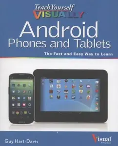 USED Book - Teach Yourself VISUALLY Android Phones and Tablets by Hart-Davis (Paperback) - english