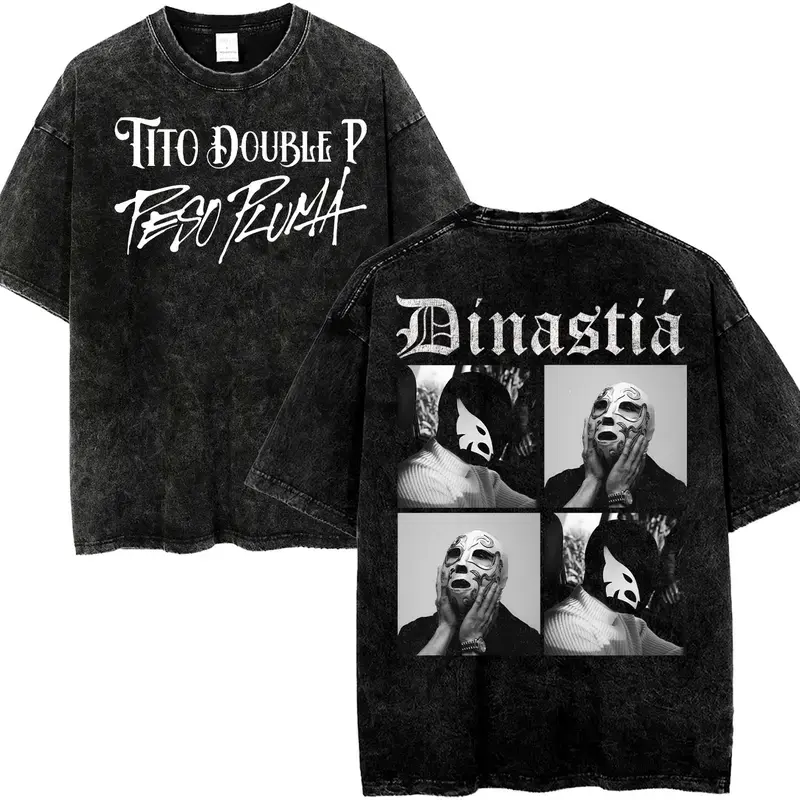 Dinastia Collab Washed Shirt, Latin Music Washed Shirt, Music Lover Shirt, 100% Cotton Unisex Shirt For Man And Woman