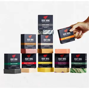 RIGHT WING NATURALS Natty Right 9-Pack Men’s Tallow Soap Bundle – Handcrafted American Variety Set with 9 Original Clean & Bold Scents – Natural 5oz Bars for Everyday Rugged Grooming