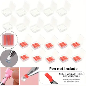 Diamond Painting Pen Replacement Refillable Core, 5D Diamond Art Paint Brush Accessories with Storage Box, Diamond Art Drill Pen Replaceable Core, Diamond Art Tools