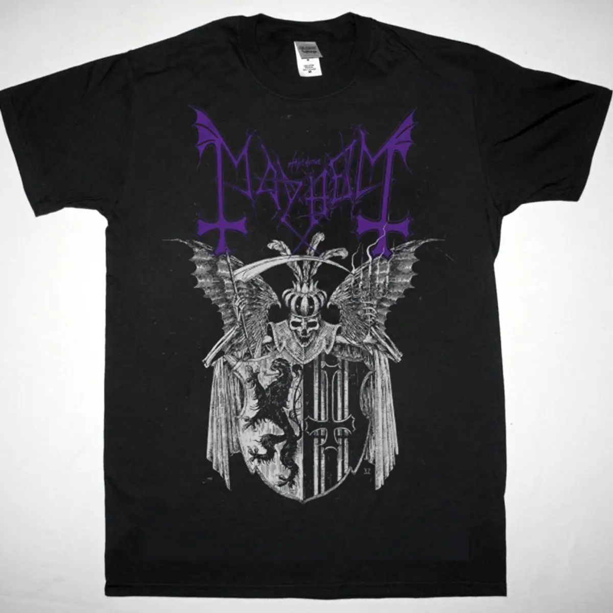 Mayhem Live In Leipzig 30 Ritual Concert Black T-Shirt Cotton Fabric