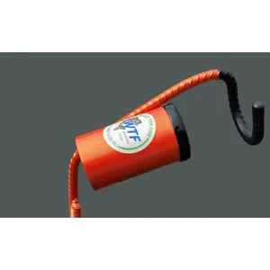 Tube Boat Rod Holder - Versatile Design for Boats, 4" Long Tube, 1.75" I.D., 3 Angles 15º, 30º, 45º, Stainless Steel Stem, Ideal for Storage and Support