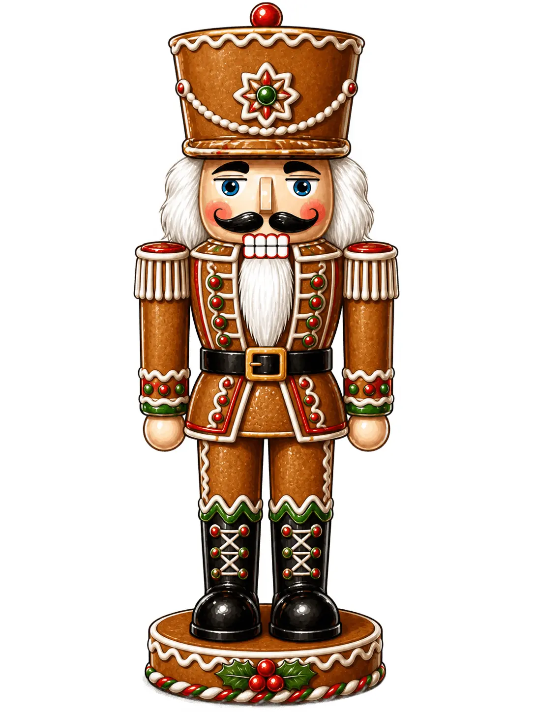 Gingerbread Nutcracker Sign, , MF-W-0022-DH-32, 32" Door Hanger