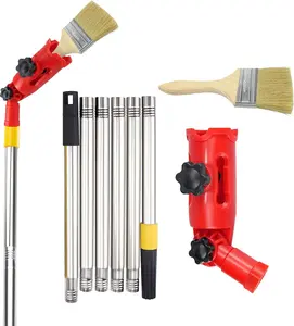 Multi-Angle Brush Extender with Extension Pole Painting Tool Roller Extender for Ceilings, Window, Corner Edges