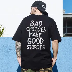Bad Choices Make Good Stories T-shirt, Basic Cotton Crewneck. Classic Fabric