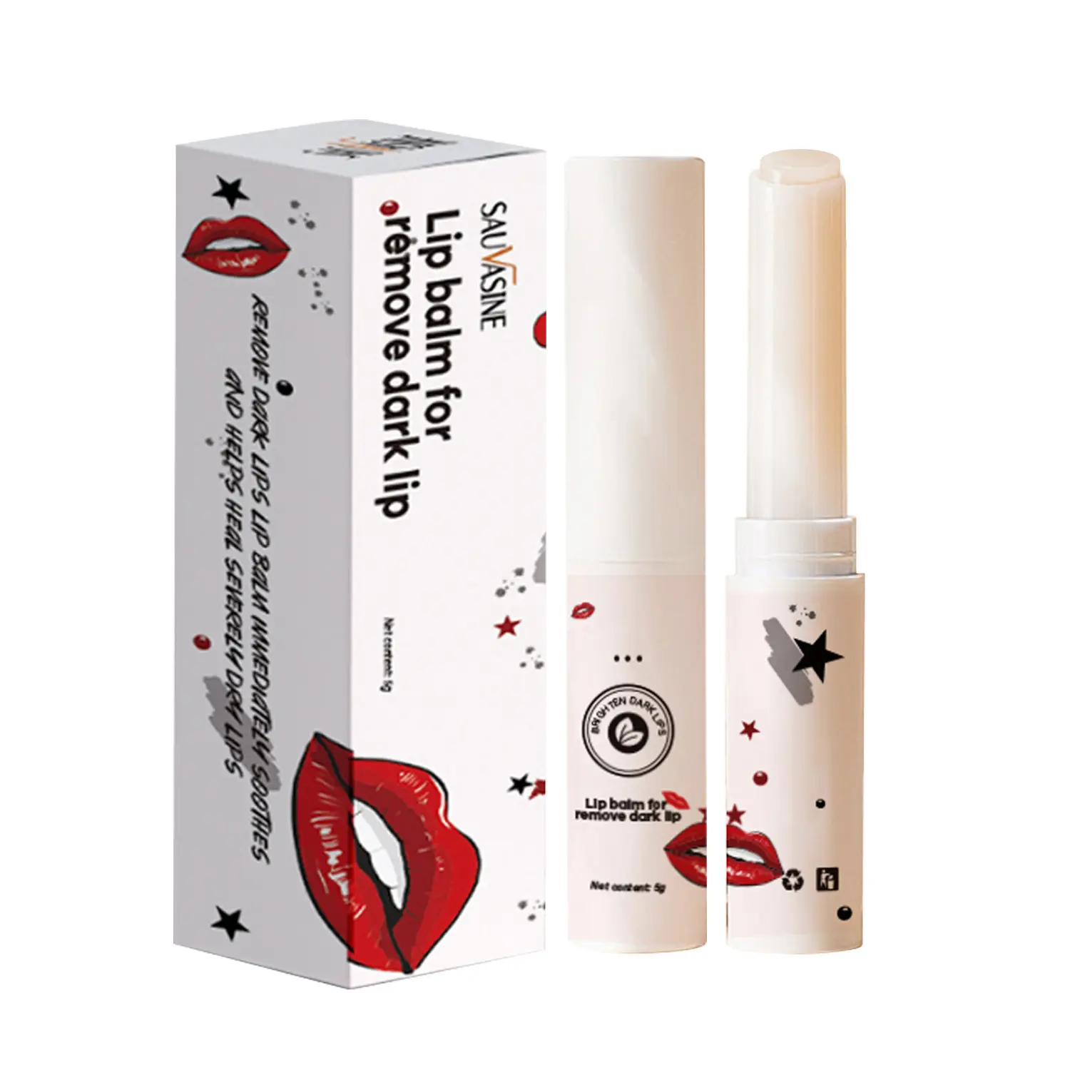 SAUVASINE lip balm for remove dark lip Lip Balm For Remove Dark Lip, Nourishing And Repairing, Brightening Dark Lips