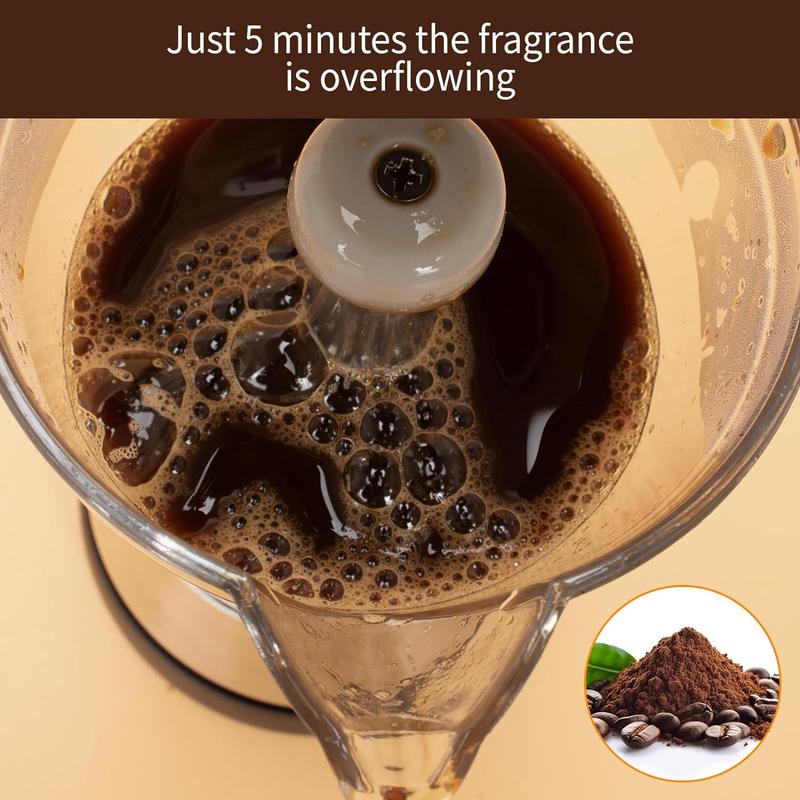 Cafeteras Electricas Modernas Moka Pot, Italian Coffee Espresso Machine, 6 Cup Cuban Coffee Maker with Detachable Base & Overheat Protection, Greca Electrica De Cafe  for Travel