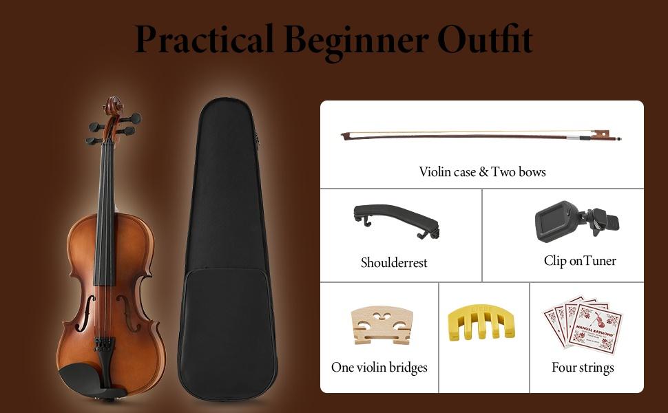 Professional 4/4 Full Size Violin| Premium Sound & Handcrafted Finish| Complete Kit & Perfect Gift for Musicians Professional 4/4 Full Size Violin| Premium Sound & Handcrafted Finish| Complete Kit & Perfect Gift for Musicians