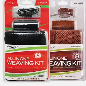 All In One Weaving Kit 8 Kinds Brown Haircare Heatless