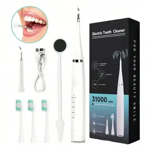 New Model 6-in-1 Household Tooth Cleaner Set, Family Essential for Calculus Removal & Tooth Beauty, Holiday Gift with Cleansing Function Oral