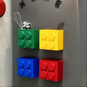 Magnetic Storage Box for Side Of Refrigerator, 1 Count Kitchen Storage Rack, Home Organizer for Kitchen, Fridge Magnets, Home Supplies