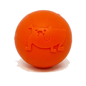 Smile Ball Ultra Durable Synthetic Rubber Chew Toy & Floating Retrieving Toy for Power Chewers Made in USA Vet Approved Dishwasher Safe