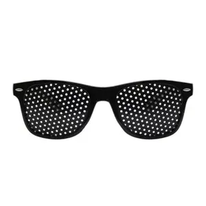 Vision Correction Fine Hole Glasses for Eye Strain Relief, Anti-Fatigue Pinhole Glasses with Durable PC Lenses, Portable & Lightweight Design for Daily Use, Computer Work, Reading, and Travel, Square Eyed Glasses, Computer Eyewear
