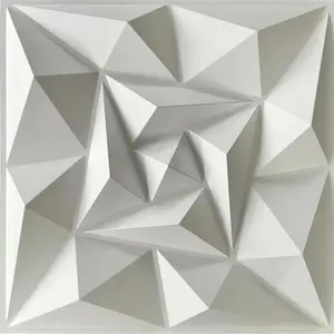 3D Diamond Pattern Wall Panel, 20pcs Waterproof & Oil-proof Wall Decor, Easy To Install Wall Decor for Home Living Room Bedroom Office