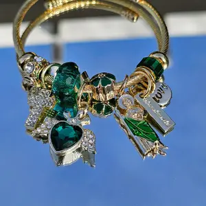 san judas green charm bracelet san judas green charm bracelet