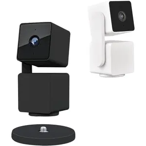 Camera Mount Compatible with WYZE Cam Pan V3, WYZE Cam Pan V2  Camera, 1/4" Thread  Camera,  Mount Base Rubber Coated  Bracket Mount, 1Pack