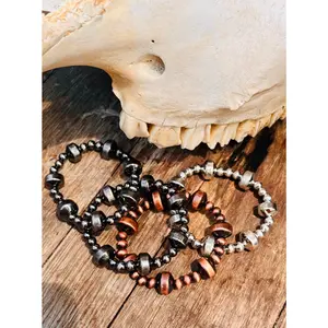 Mega Rondelle Stretch Bracelet