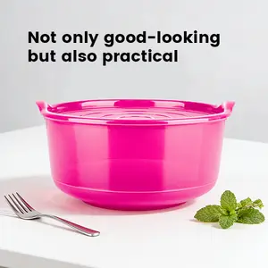 1-Piece Meal Prep Containers — Reusable Airtight Plastic Food Storage Containers with Lids, BPA-Free, Microwave/Freezer/Fridge Safe, Stackable Lunch & Leftovers Organizer(4400ml)