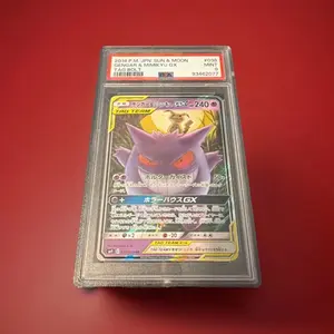 2018 Pokemon Sun And Moon Tag Bolt Japanese Gengar/mimikyu Gx #38 PSA 9 Mint