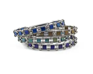 Grace Recycled Guitar String Bracelet