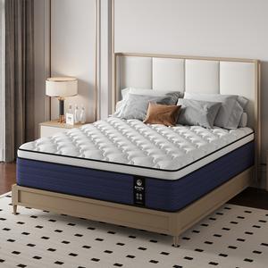 【SummerWins】LODEIJA 8/10/12/14 Inch Twin Full Queen King Mattress Memory Foam & Spring Individual Pocket Springbed Motion Solution Fiberglass Free summergarden