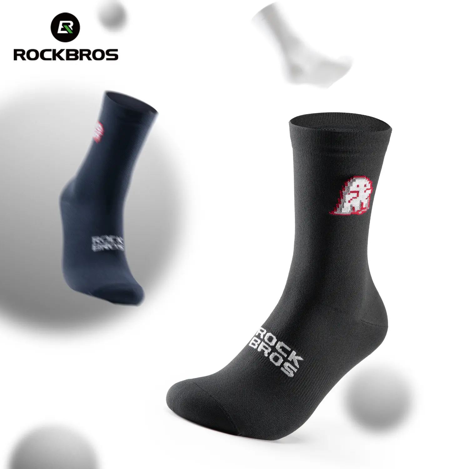ROCKBROS Breathable Cycling Socks for Men Women Comfortable, Durable and Stylish