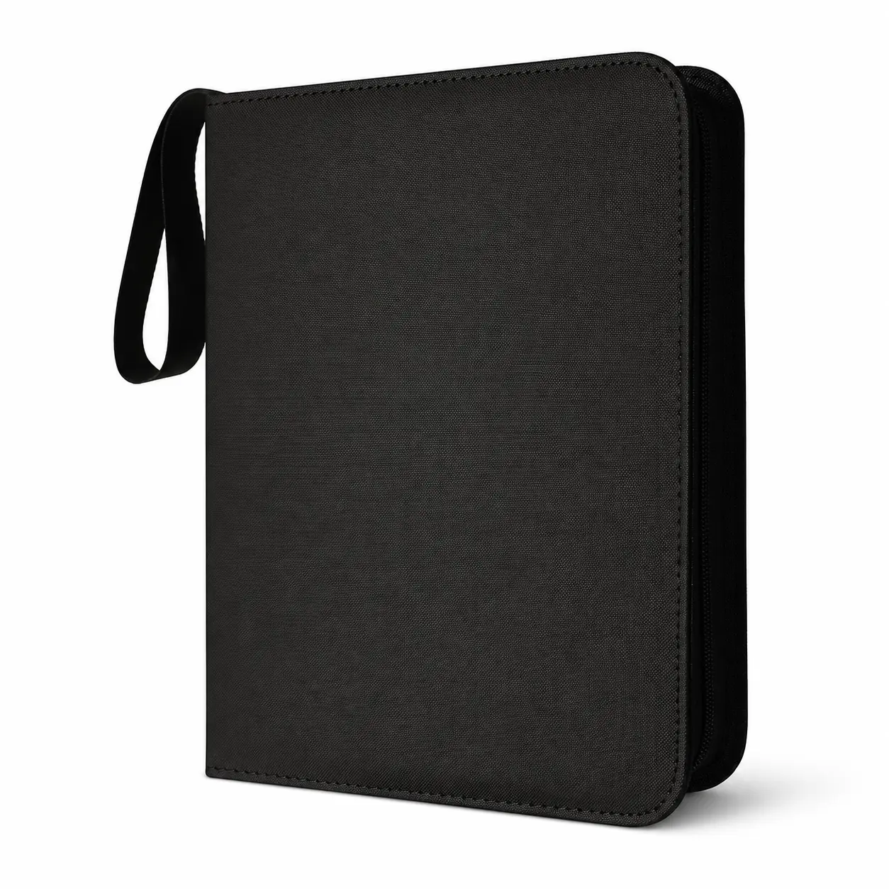 4 Pocket Toploader Binder | 144 Pocket Portable Trading Card Holder Album for Sports Cards, Gaming Cards, TCG & Collectibles, Black