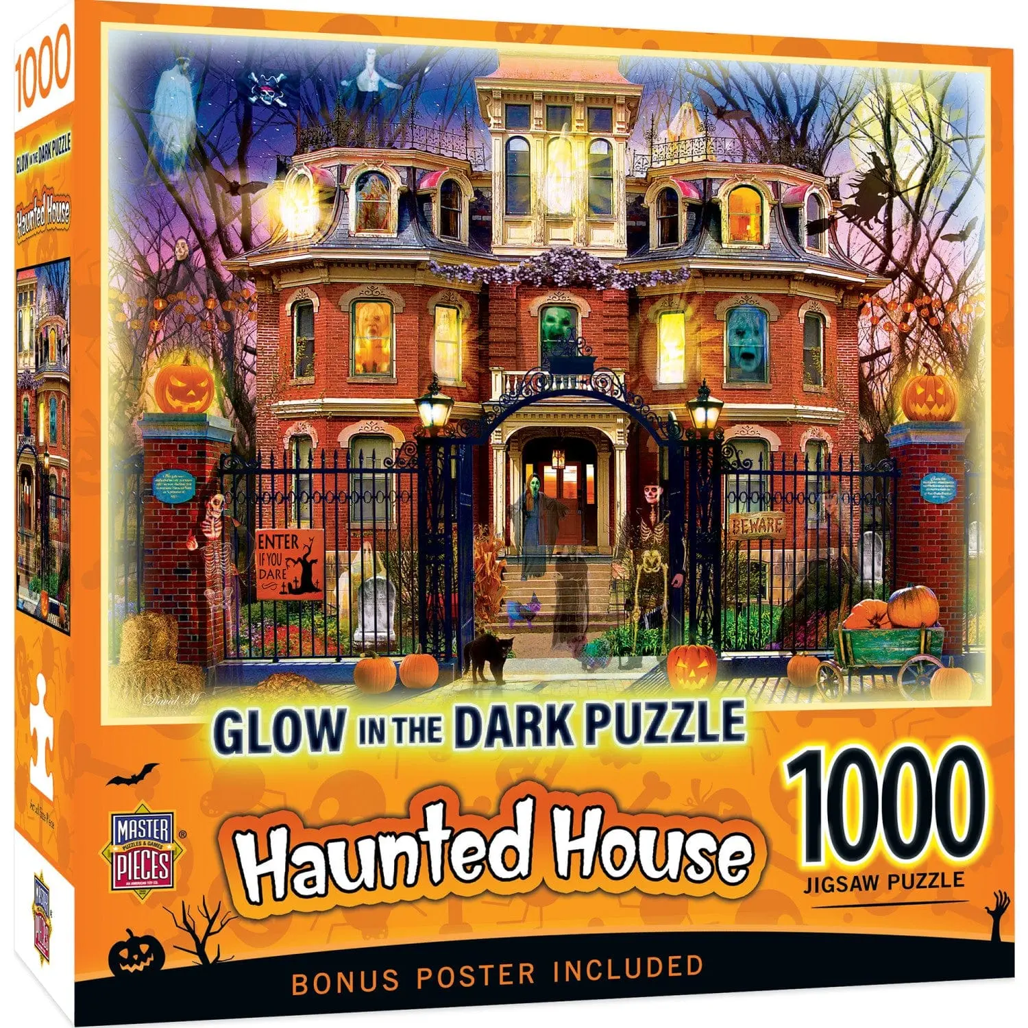Glow in the Dark - Haunted House on the Hill 1000 Piece Puzzle