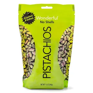 Wonderful Roasted and Salted No Shells Pistachios 340 g Wonderful Roasted and Salted No Shells Pistachios 340 g